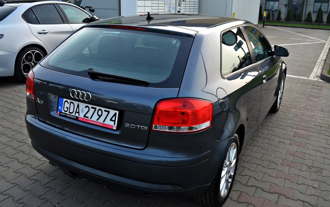 Audi A3 cena 6900 przebieg: 330000, rok produkcji 2004 z Łęczna małe 56